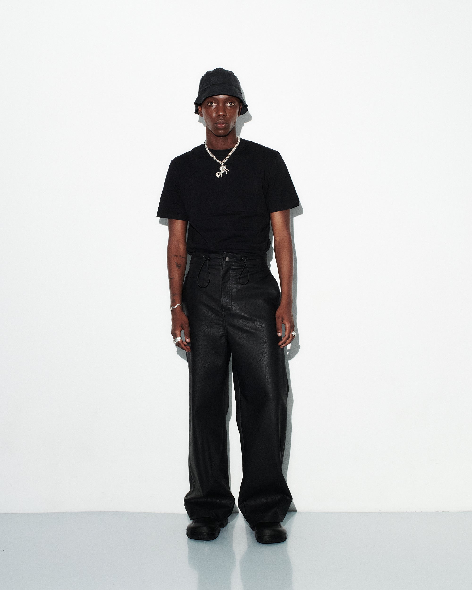 BLOUSSON LEATHER TROUSERS