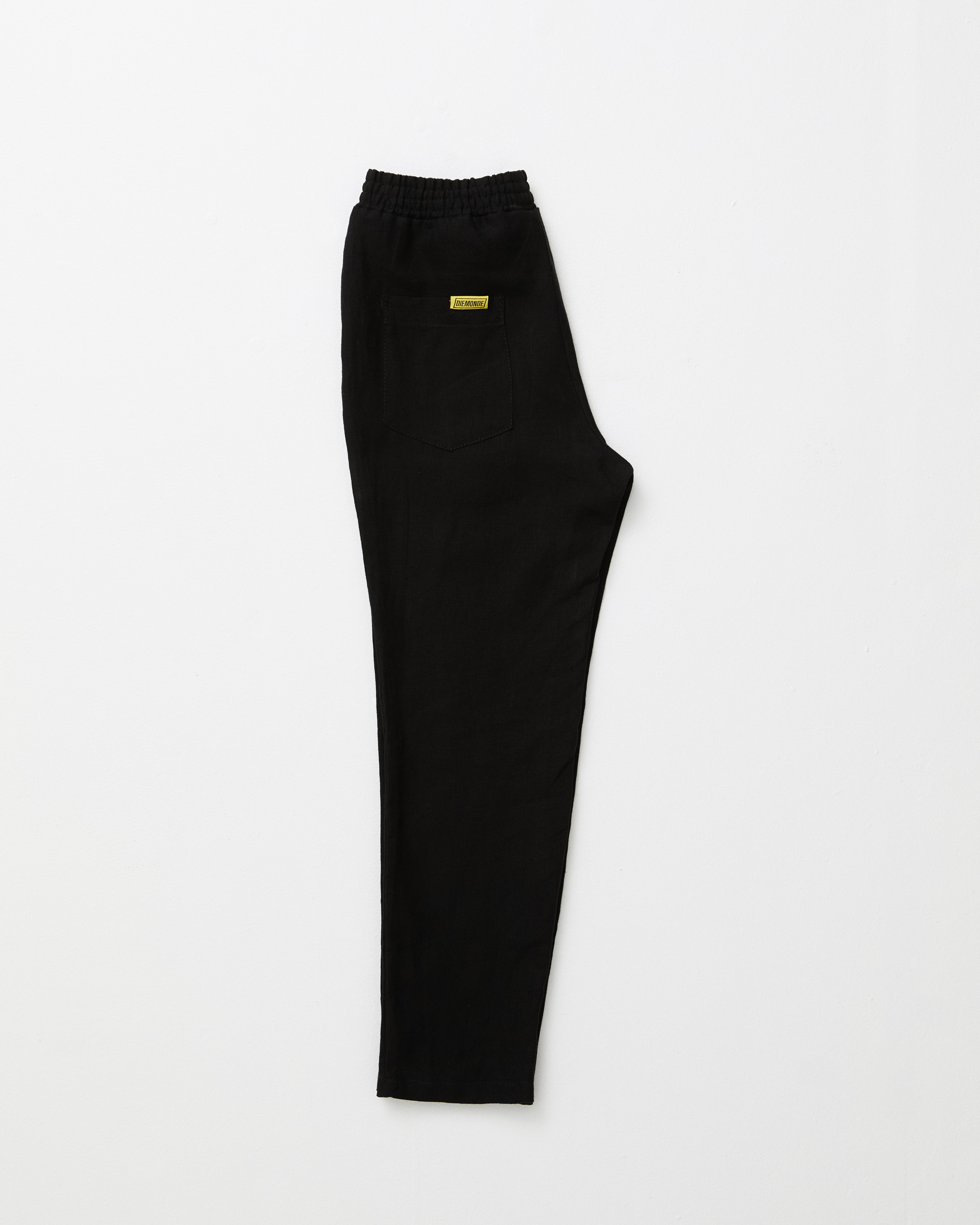 Fashion New Sumemr Men Pants Loose Linen Trousers for Male Drawstring  Elastic Waist Black Beige Quality